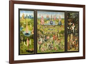 The Garden of Earthly Delights, circa 1500-Hieronymus Bosch-Framed Giclee Print