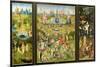 The Garden of Earthly Delights, circa 1500-Hieronymus Bosch-Mounted Giclee Print