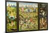 The Garden of Earthly Delights, circa 1500-Hieronymus Bosch-Mounted Premium Giclee Print