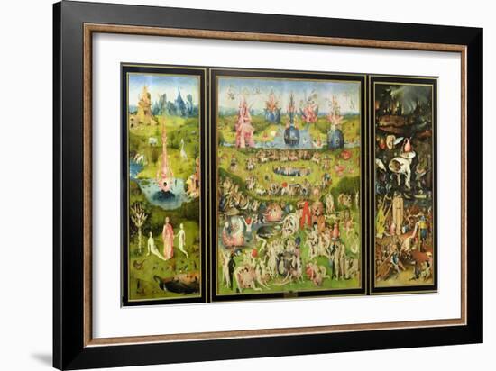 The Garden of Earthly Delights, circa 1500-Hieronymus Bosch-Framed Giclee Print