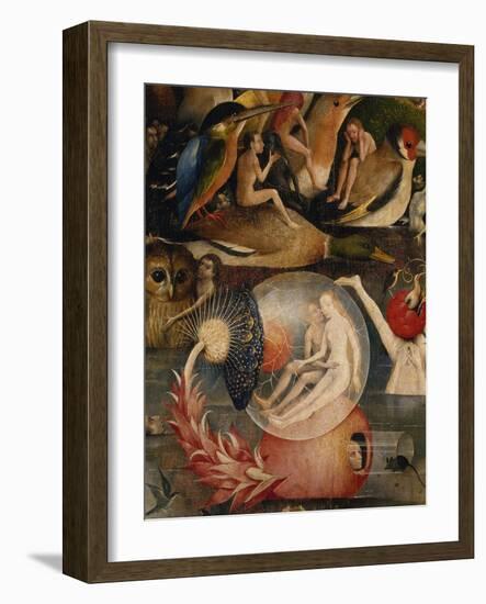 The Garden of Earthly Delights. (Detail of the Centre Panel)-Hieronymus Bosch-Framed Giclee Print