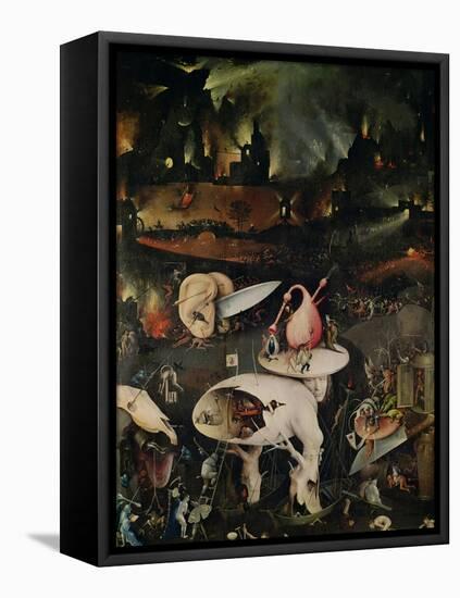 The Garden of Earthly Delights, Hell, Right Wing of Triptych, circa 1500-Hieronymus Bosch-Framed Stretched Canvas