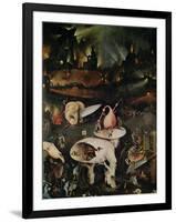 The Garden of Earthly Delights, Hell, Right Wing of Triptych, circa 1500-Hieronymus Bosch-Framed Giclee Print