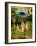 The Garden of Earthly Delights: The Garden of Eden, Left Wing of Triptych, c.1500-Hieronymus Bosch-Framed Giclee Print