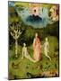 The Garden of Earthly Delights: The Garden of Eden, Left Wing of Triptych, c.1500-Hieronymus Bosch-Mounted Giclee Print