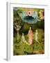 The Garden of Earthly Delights: The Garden of Eden, Left Wing of Triptych, c.1500-Hieronymus Bosch-Framed Giclee Print