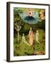 The Garden of Earthly Delights: The Garden of Eden, Left Wing of Triptych, c.1500-Hieronymus Bosch-Framed Giclee Print