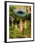 The Garden of Earthly Delights: The Garden of Eden, Left Wing of Triptych, c.1500-Hieronymus Bosch-Framed Giclee Print