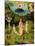 The Garden of Earthly Delights: The Garden of Eden, Left Wing of Triptych, c.1500-Hieronymus Bosch-Mounted Giclee Print