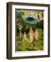 The Garden of Earthly Delights: The Garden of Eden, Left Wing of Triptych, c.1500-Hieronymus Bosch-Framed Giclee Print