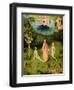 The Garden of Earthly Delights: The Garden of Eden, Left Wing of Triptych, c.1500-Hieronymus Bosch-Framed Giclee Print