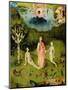 The Garden of Earthly Delights: The Garden of Eden, Left Wing of Triptych, c.1500-Hieronymus Bosch-Mounted Giclee Print