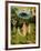 The Garden of Earthly Delights: The Garden of Eden, Left Wing of Triptych, c.1500-Hieronymus Bosch-Framed Giclee Print