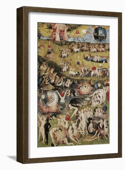 The Garden of Earthly Delights-Hieronymus Bosch-Framed Art Print