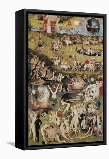 The Garden of Earthly Delights-Hieronymus Bosch-Framed Stretched Canvas