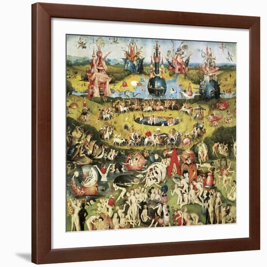 The Garden of Earthly Delights-Hieronymus Bosch-Framed Art Print