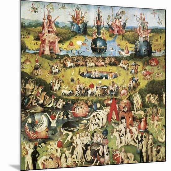 The Garden of Earthly Delights-Hieronymus Bosch-Mounted Art Print