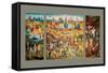 The Garden of Earthly Delights-Hieronymus Bosch-Framed Stretched Canvas