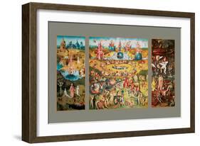 The Garden of Earthly Delights-Hieronymus Bosch-Framed Art Print