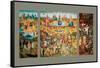 The Garden of Earthly Delights-Hieronymus Bosch-Framed Stretched Canvas