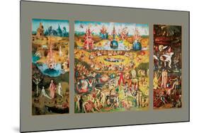 The Garden of Earthly Delights-Hieronymus Bosch-Mounted Art Print