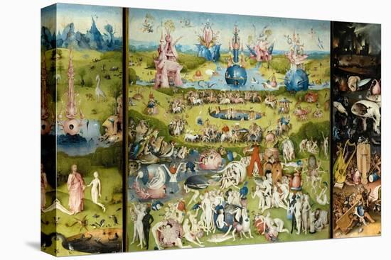 The Garden of Earthly Delights-Hieronymus Bosch-Stretched Canvas