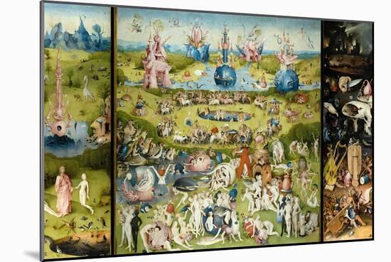 The Garden of Earthly Delights-Hieronymus Bosch-Mounted Giclee Print