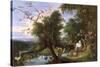 The Garden of Eden, 1659-Jan Van, The Elder Kessel-Stretched Canvas