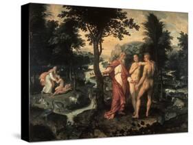 The Garden of Eden, C1580-Jacob de Backer-Stretched Canvas