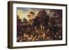 The Garden of Eden with Adam and Eve-Isaak van Oosten-Framed Giclee Print