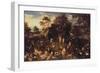 The Garden of Eden with Adam and Eve-Isaak van Oosten-Framed Giclee Print