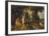 The Garden of Eden with the Fall of Man, about 1616-Peter Paul Rubens-Framed Giclee Print