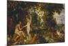 The Garden of Eden with the Fall of Man, about 1616-Peter Paul Rubens-Mounted Giclee Print