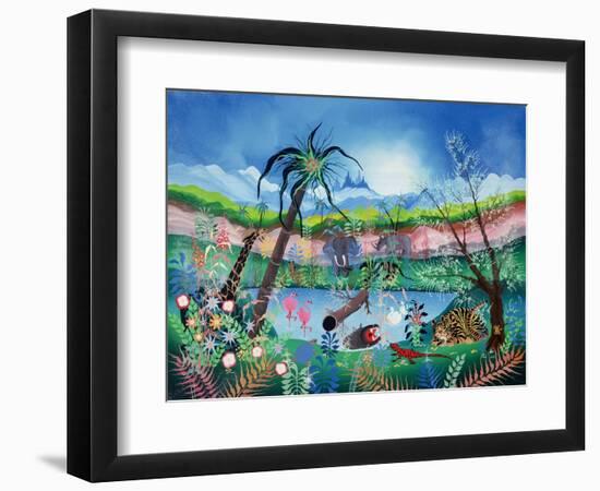 The Garden of Eden-Herbert Hofer-Framed Premium Giclee Print