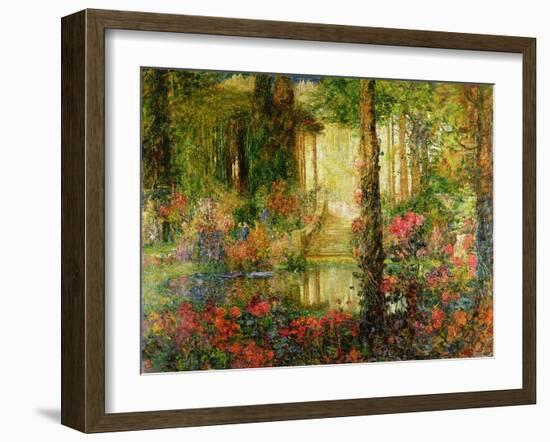 The Garden of Enchantment - Stage Set for 'Parsifal', 1914-Thomas Edwin Mostyn-Framed Giclee Print