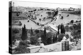 The Garden of Gethsemane and the Holy City of Jerusalem, 1926-null-Stretched Canvas