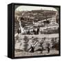 The Garden of Gethsemane and the Mount of Olives, Palestine, 1908-Underwood & Underwood-Framed Stretched Canvas