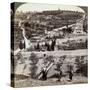 The Garden of Gethsemane and the Mount of Olives, Palestine, 1908-Underwood & Underwood-Stretched Canvas