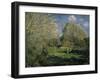 The Garden of Hoschede Family, 1881-Alfred Sisley-Framed Art Print