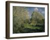 The Garden of Hoschede Family, 1881-Alfred Sisley-Framed Art Print