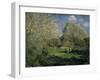 The Garden of Hoschede Family, 1881-Alfred Sisley-Framed Art Print