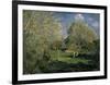 The Garden of Hoschede Family, 1881-Alfred Sisley-Framed Art Print