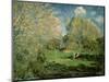 The Garden of Hoschede Family, 1881-Alfred Sisley-Mounted Giclee Print