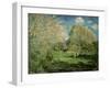 The Garden of Hoschede Family, 1881-Alfred Sisley-Framed Giclee Print