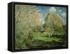 The Garden of Hoschede Family, 1881-Alfred Sisley-Framed Stretched Canvas