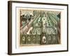 The Garden of Johan Schwinden, 1641-Matthaus Merian The Elder-Framed Giclee Print