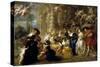 The Garden of Love, 1633-1634-Peter Paul Rubens-Stretched Canvas