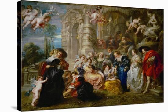 The Garden of Love, 1633-1634-Peter Paul Rubens-Stretched Canvas