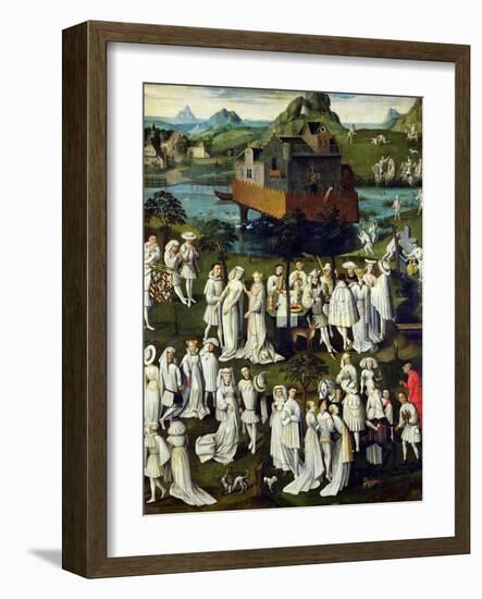 The Garden of Love at the Court of Philip the Good, in the Gardens of the Chateau De Hesdin in 1431-null-Framed Giclee Print