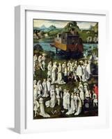 The Garden of Love at the Court of Philip the Good, in the Gardens of the Chateau De Hesdin in 1431-null-Framed Giclee Print